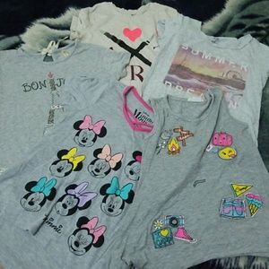 Size 8 girls shirt lot